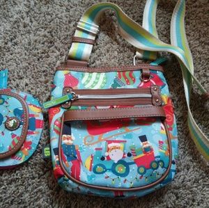 LILY BLOOM SANTA TRAIN CROSSBODY